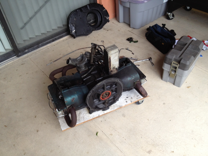 1600cc VW Beetle Engine Rebuild - Disassemble