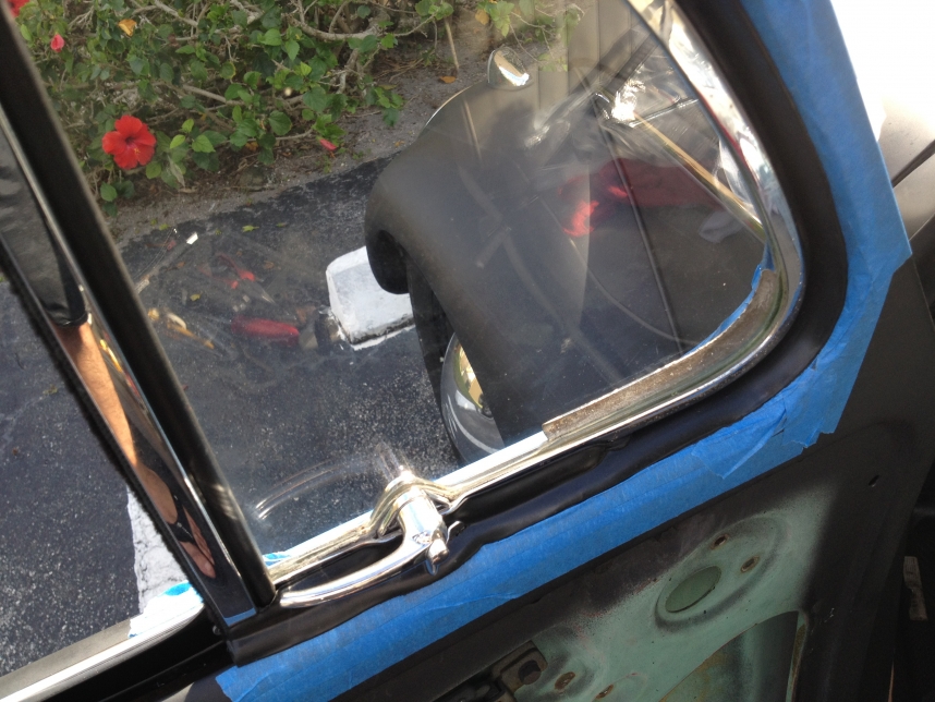 New Door/Window Rubber Seals And Chrome Trim For My Bug! | 63 Ragtop VW ...